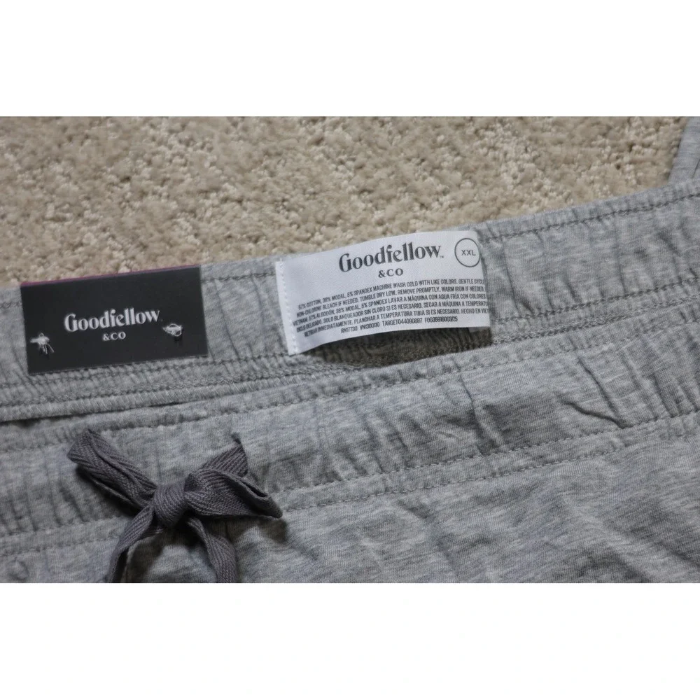 Goodfellow & Co Mens Knit Lounge Pants Heather Grey XXL Sleepwear Z-023
